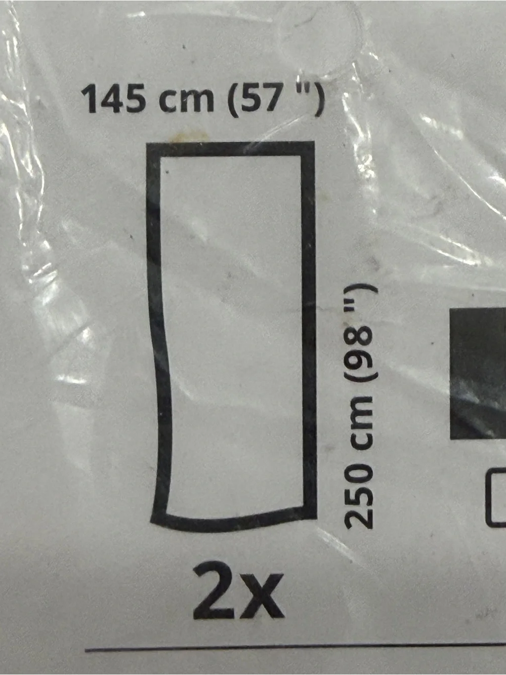 NEW Ikea Alvine Spets Lace Curtains 1 Pair 2 Panels White 57X98 Scalloped‎ 2028